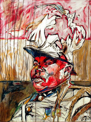 Garvey's Ghost, 2005, acrylic on canvas, 60 x 48 in. 