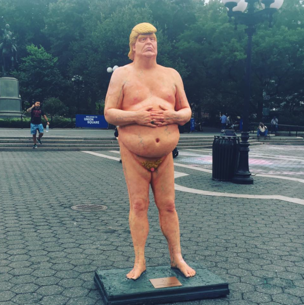 Trump in Union Square, NYC