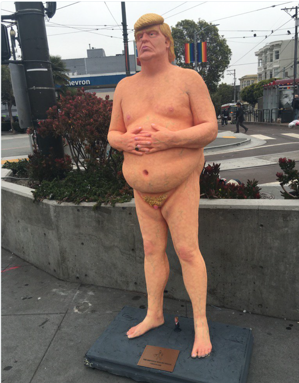 Naked Donald Trump Statues Popping Up Everywhere.