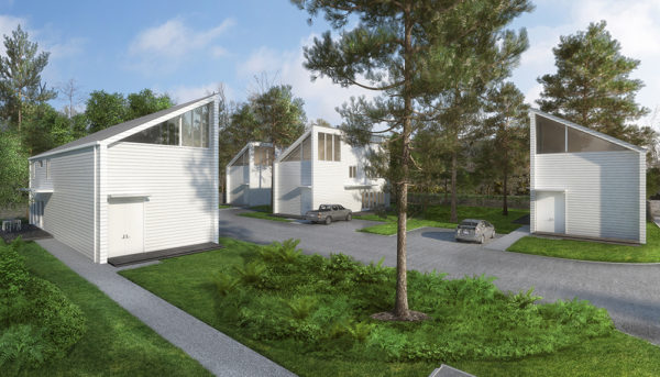 A rendering of NoLo Studios at Acres Homes