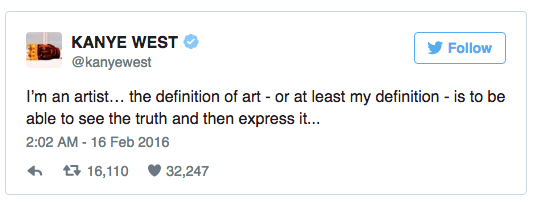 kanye west on art