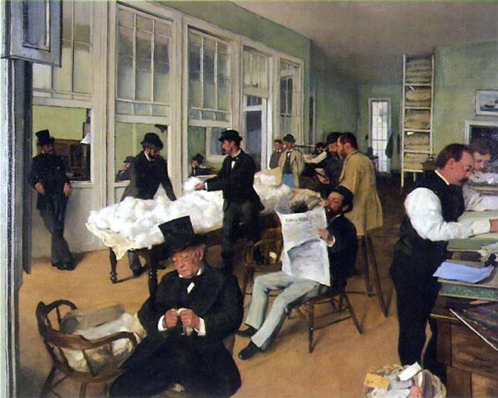 A Cotton Office in New Orleans, 1873