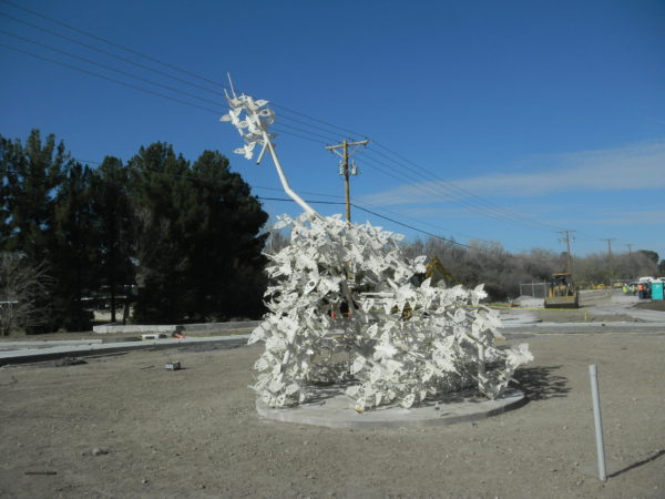 Uplift, 2013, on Country Club Road in El Paso at 60% of installation