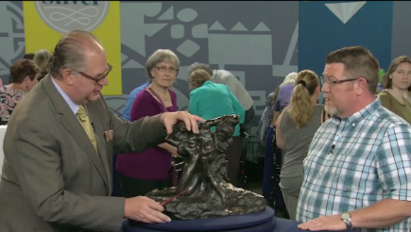 Screenshot of Antiques Roadshow via Dallas Observer