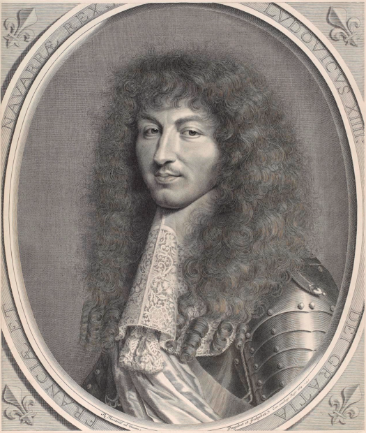 Robert Nanteuil, Portrait of Louis XIV, 1664, engraving on laid paper, state II/V, the Museum of Fine Arts, Houston, Museum purchase funded by the Alvin S. Romansky Prints and Drawings Accessions Endowment Fund.