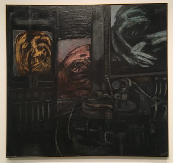Antonia Eiriz, Los de arriba y los de abajo (The Privileged and the Underdogs), 1963, oil on canvas