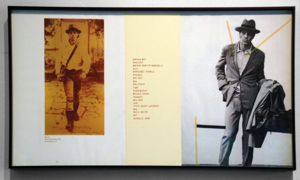 I Love Beuys #1, collage, 15.5 x 28 inches, 1997