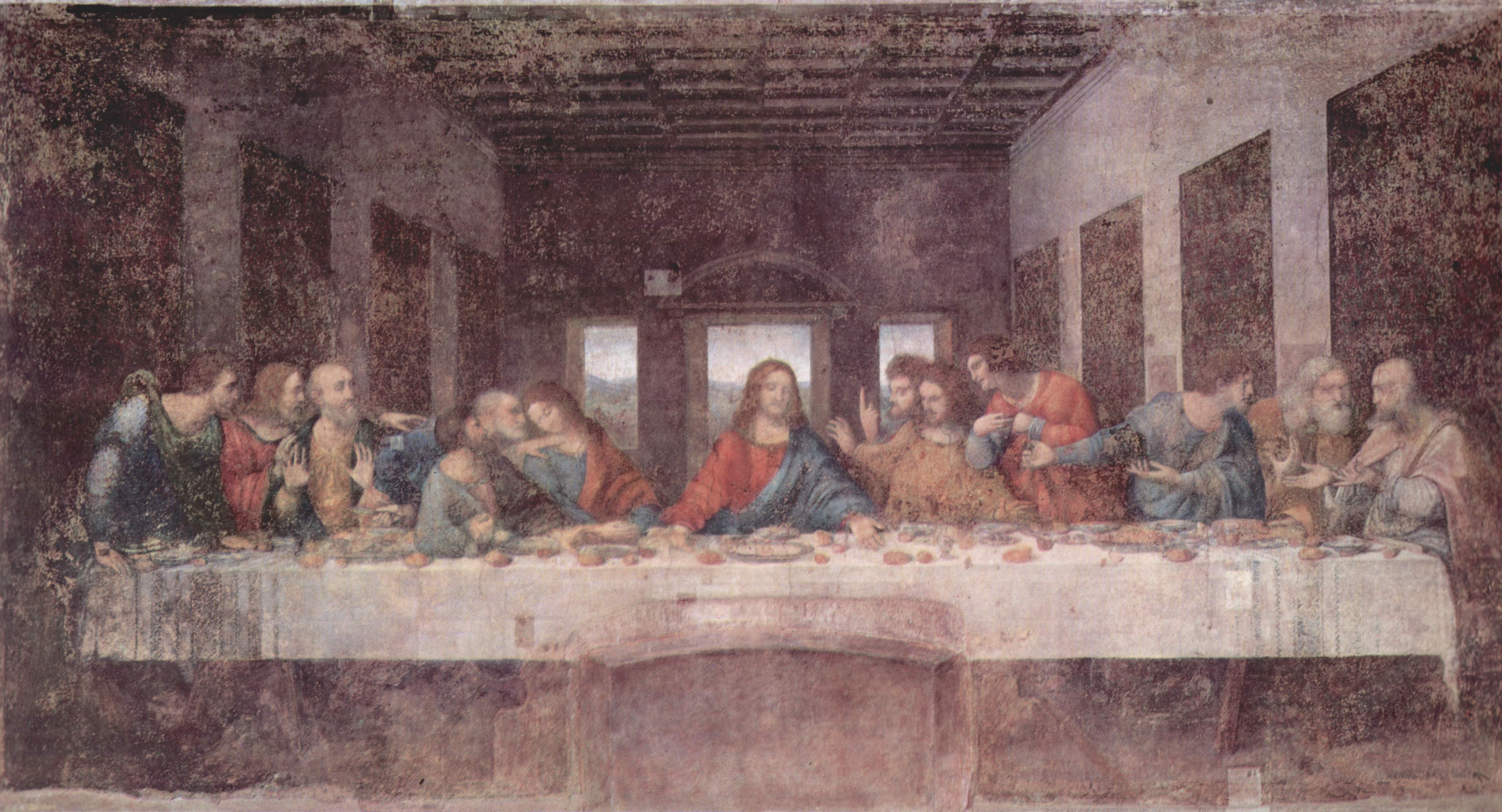 1. "The Last Supper" by Leonardo da Vinci - wide 4