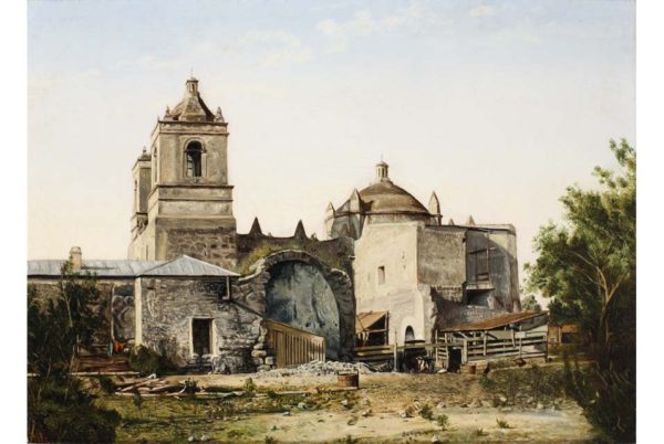 View of Monclova, last quarter of 19th Century, oil on canvas, 12x9”.
