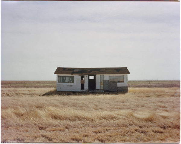 Jason Lee, Highway 136 North of Amarillo, Texas, 4x5 Kodak Pro 100 Film, pigment inkjet print, 17 x 22.