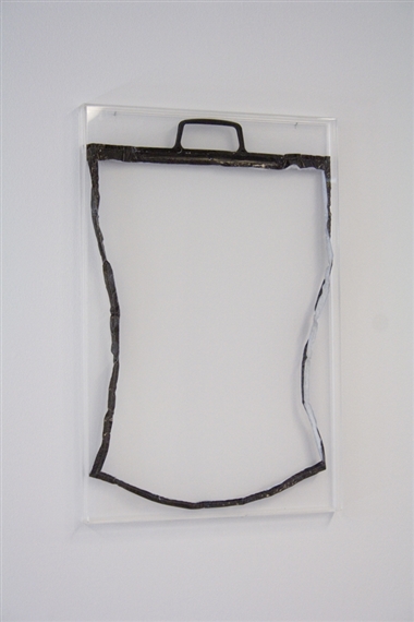 Jack Leirner, Void 3, Plastic bag and polyesther foam, 2007. Seen at Gallery Sonja Roesch. 