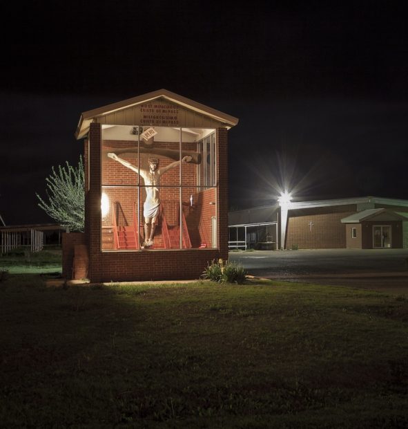 Boxed Jesus, Abernathy, Texas, 2010, archival pigment print