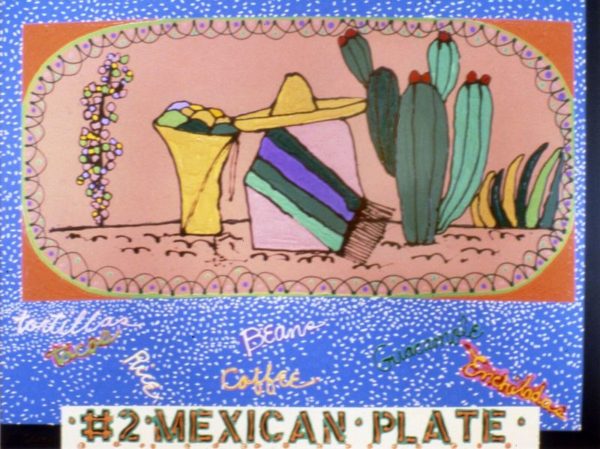 Humanscape 135: #2 Mexican Plate, 1984. 