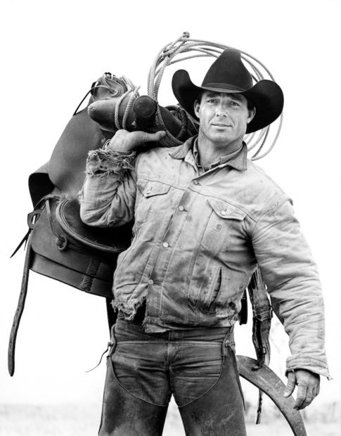 Donny Baize, Cowboy, J.R. Green Cattle Company, Shackelford County, Texas, March 18, 1997 Gelatin silver print