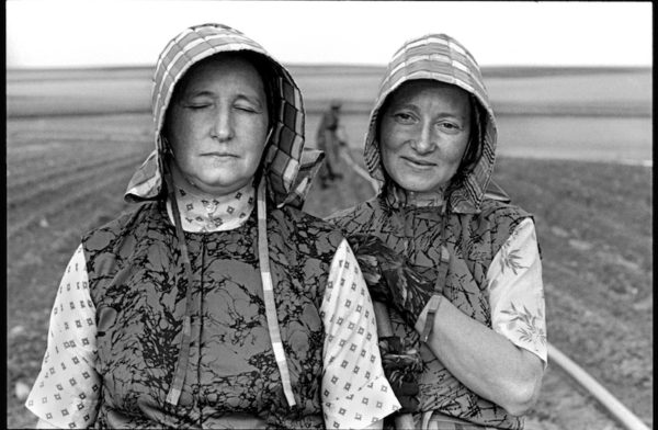 Women Gardeners, Riverview Colony, Chester, Montana, June 22, 1994 Gelatin silver print