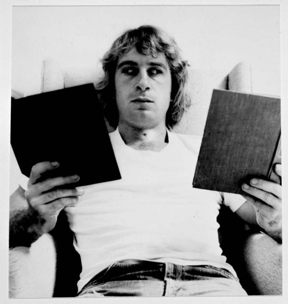 William Wegman, Reading Two Books, 1971 