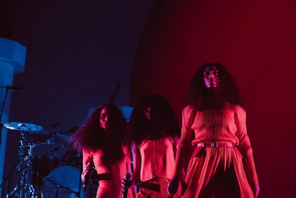 Solange performing at Day for Night (image via the festival's Facebook/Greg Noire)