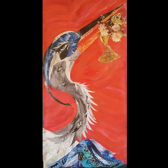 "Great Heron" by Vivian Quevedo