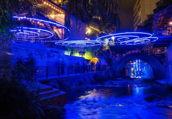 Submerge, Davey McEathron Architecture with Studio Lumina and Drophouse, photo by David Brendan Hall, courtesy Waller Creek Conservancy