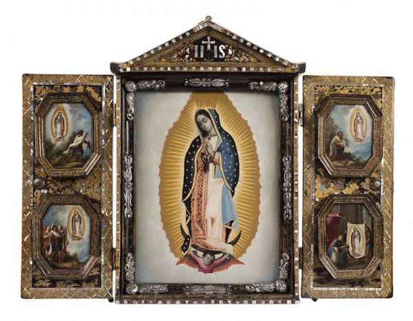 Artist unknown, New Spain Virgin of Guadalupe with Four Apparitions (Virgen de Guadalupe con las Cuatro Apariciones), mid-18th century