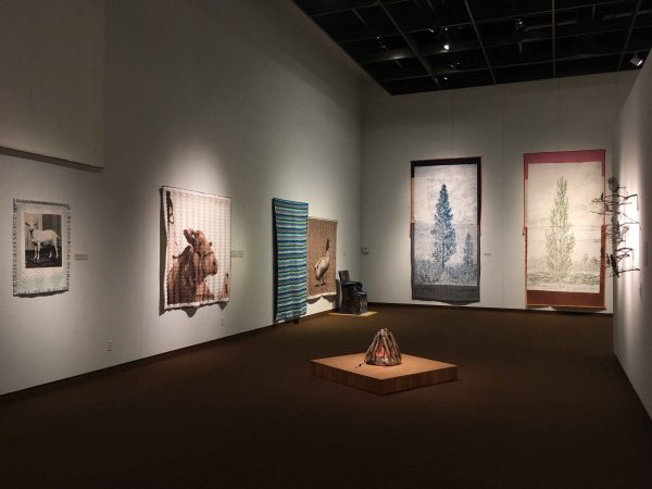 Installation view of Sticks and Stones: Works by Helen Altman 