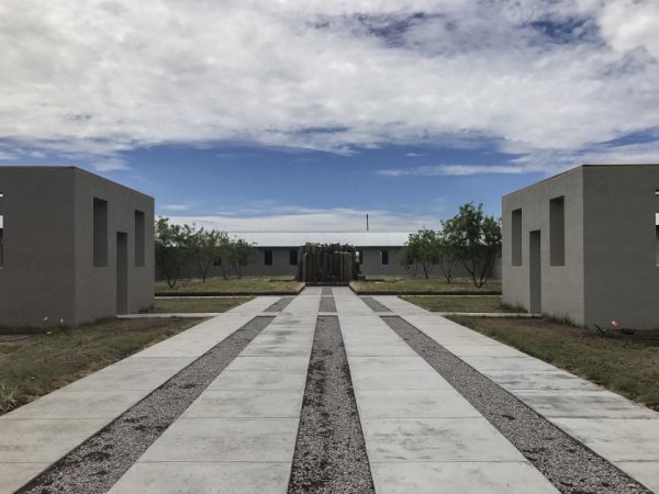 Art by Robert Irwin at Chinati Foundation