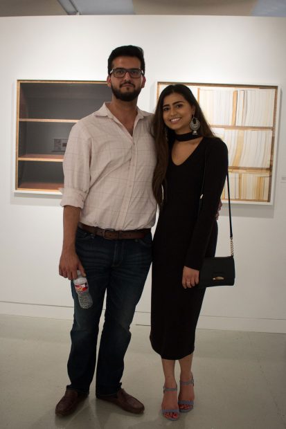 Ed Ghori and Sara Lakhani at-Houston-Center-for-Photography's-36th-Annual-Juried-Membership-Exhibition