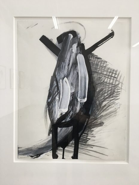 Jay DeFeo, Untitled (Tripod series), 1976. Graphite and acrylic on paper.