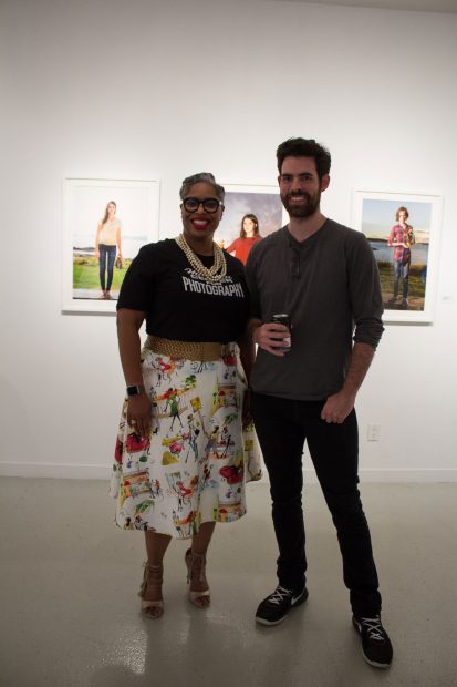 Theresa Marshall and Martin Ivy at-Houston-Center-for-Photography's-36th-Annual-Juried-Membership-Exhibition