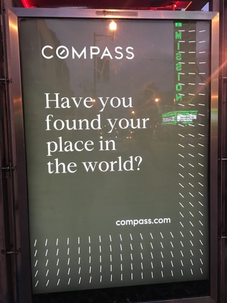 compass ad in SF