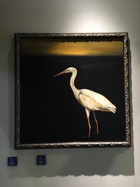 Bird art at Nordstrom in the Houston Galleria
