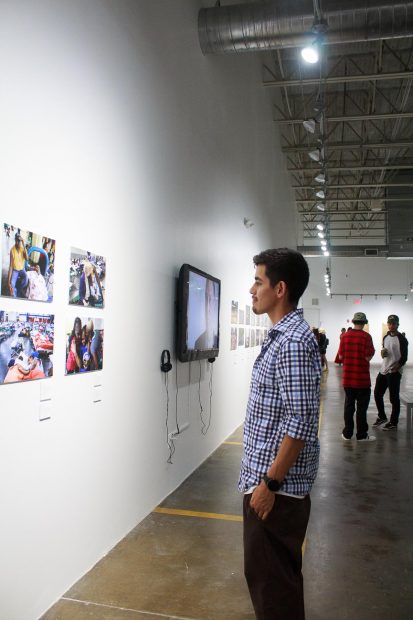 Pedro Navaro at FotoFest Hurricane Harvey Show