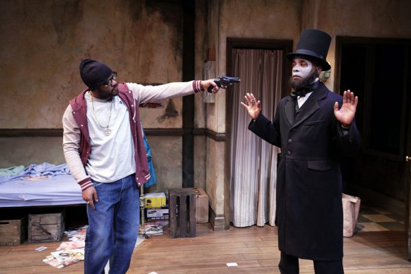 Larry Bates and Curtis McClarin in Topdog/Underdog by Suzan-Lori