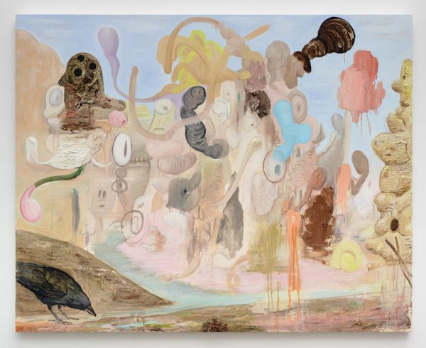 Victor Estrada, Big Rock Candy Mountain, 2017 Oil on canvas over panel