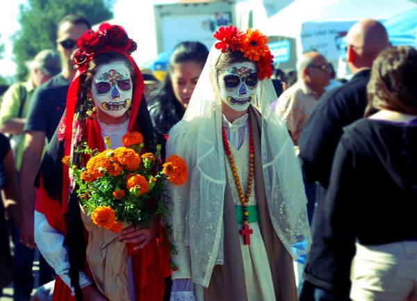 Dia De Los Muertos festival celebration in Texas