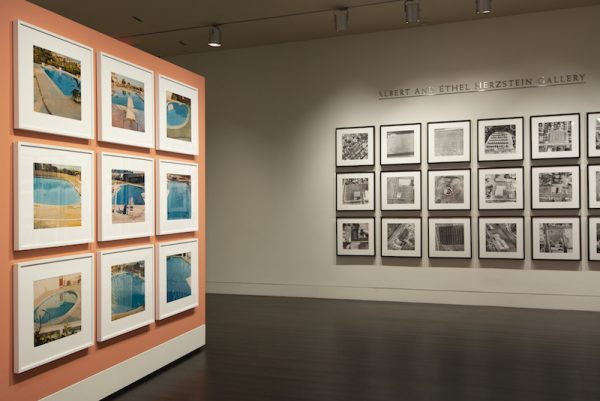 The exhibition "Ed Ruscha: Archaeology and Romance" at the Harry Ransom Center. Photos by Derek Rankins. Courtesy Harry Ransom Center.