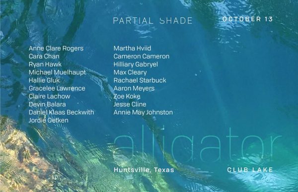 Partial Shade alligator group art exhibition in Huntsville Texas