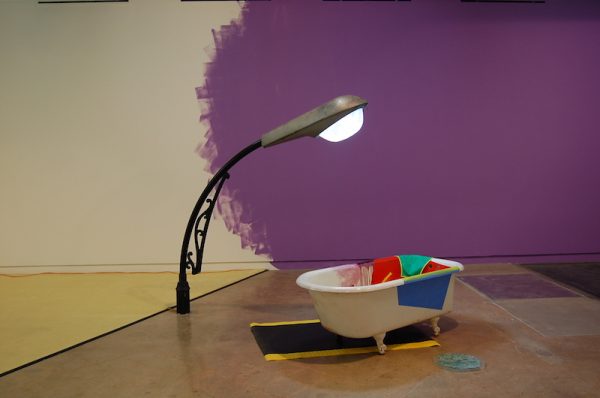 Installation view: Jessica Stockholder at The Contemporary Austin at the Jones Center