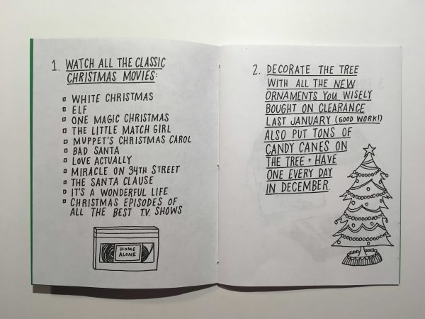 Houston artist Felice Cleveland Christmas Self Published Zine