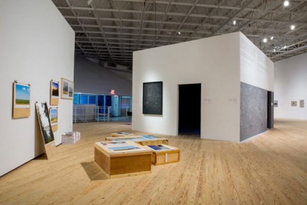 Installation view of Justice system art show Walls Turned Sideways at the Contemporary Arts Museum Houston