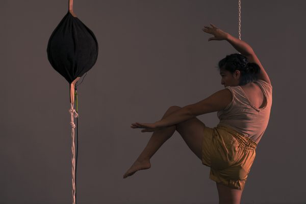 Performance artist Marcela Torres for Experimental Action Festival