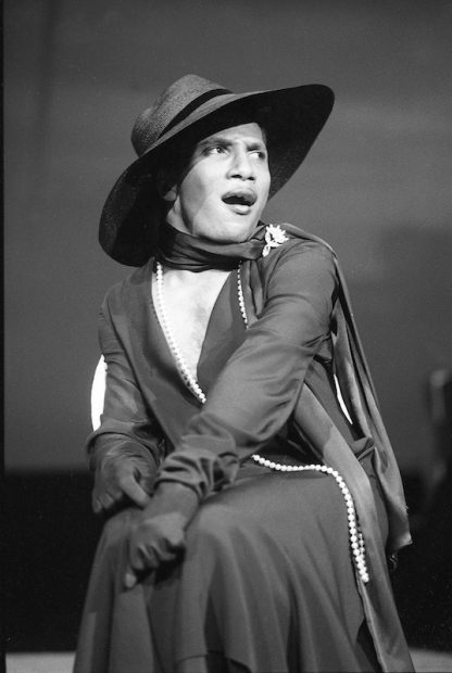 The late Boyd Vance in the stage production Splendora.