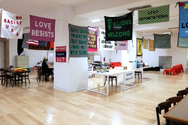 Aram Han Sifuentes’ Protest Banner Lending Library
