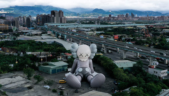 Go Big or Go Home: KAWS' 11-Story Sculpture Debuts in Taipei
