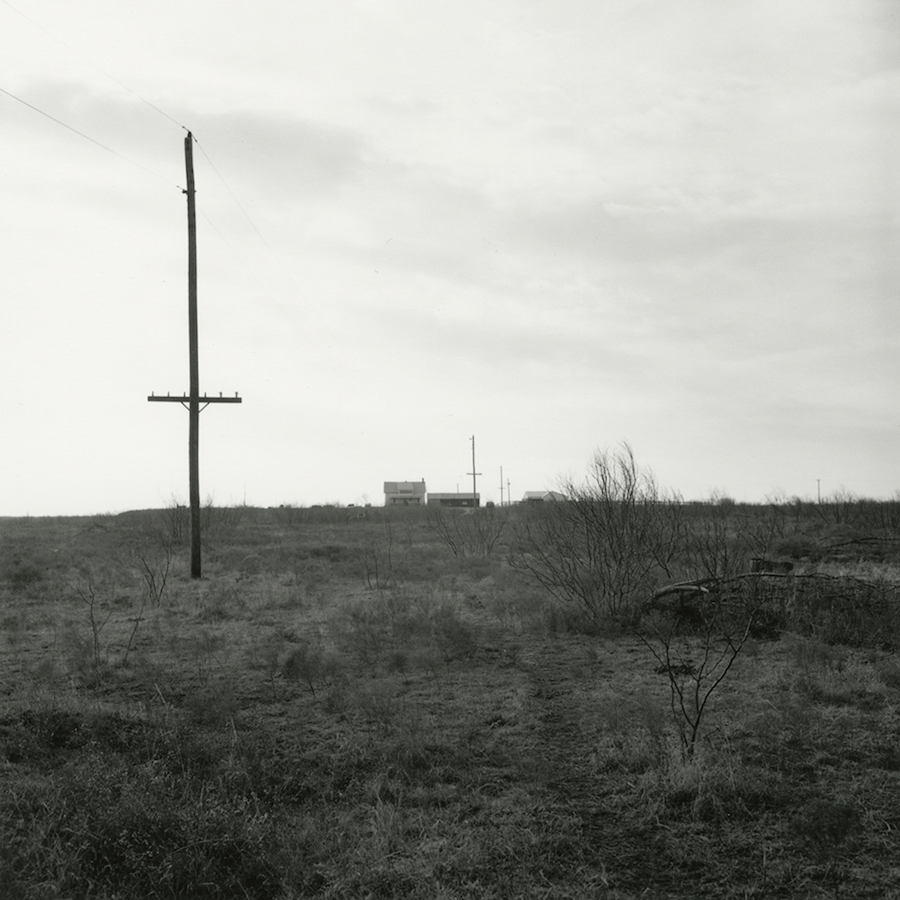 Frank Gohlke, Looking West Toward House and Barn, Ross Family Ranch, Jolly, Texas, 1972/2016