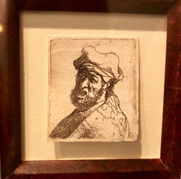Rembrandt, Man Crying Out, Three-Quarters Left; Bust, c. 1631