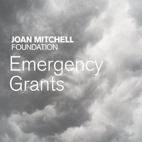 Joan Mitchell Foundation emergency grant application for artists