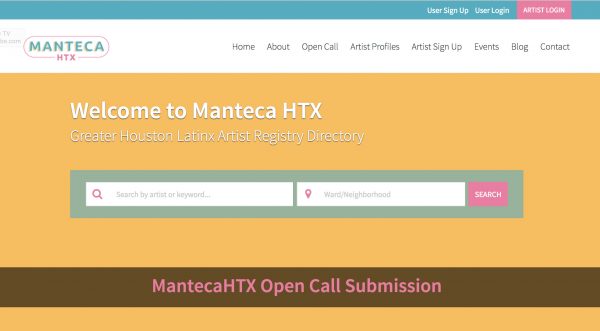MantecaHTX latinx artist registry in Houston Texas