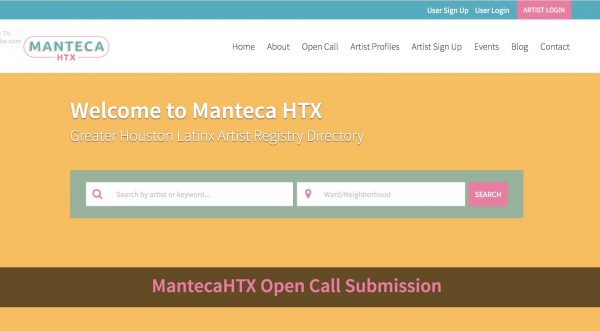 MantecaHTX latinx artist registry in Houston Texas 