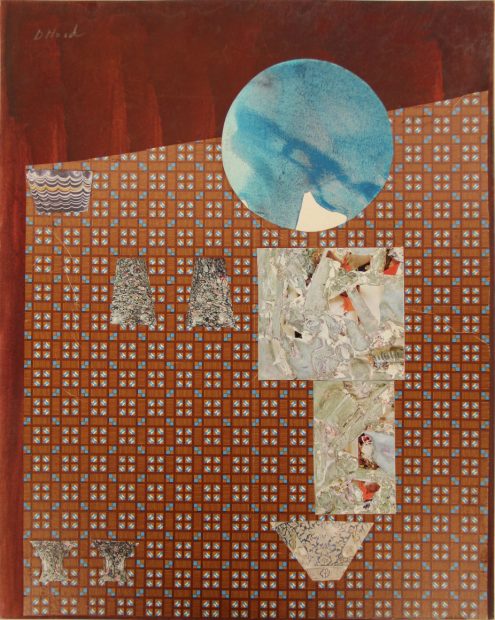 Artist Dorothy Hood Collage at McClain Gallery